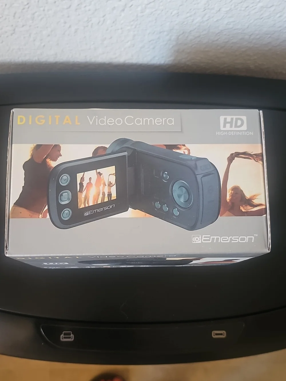 Emerson Digital HD Video Camera Box - Black Tote 1